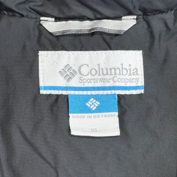 Columbia Snow Eclipse Puffer Jacket Women Sz XL Long Black Faux Fur Hood Parka - Picture 6 of 7